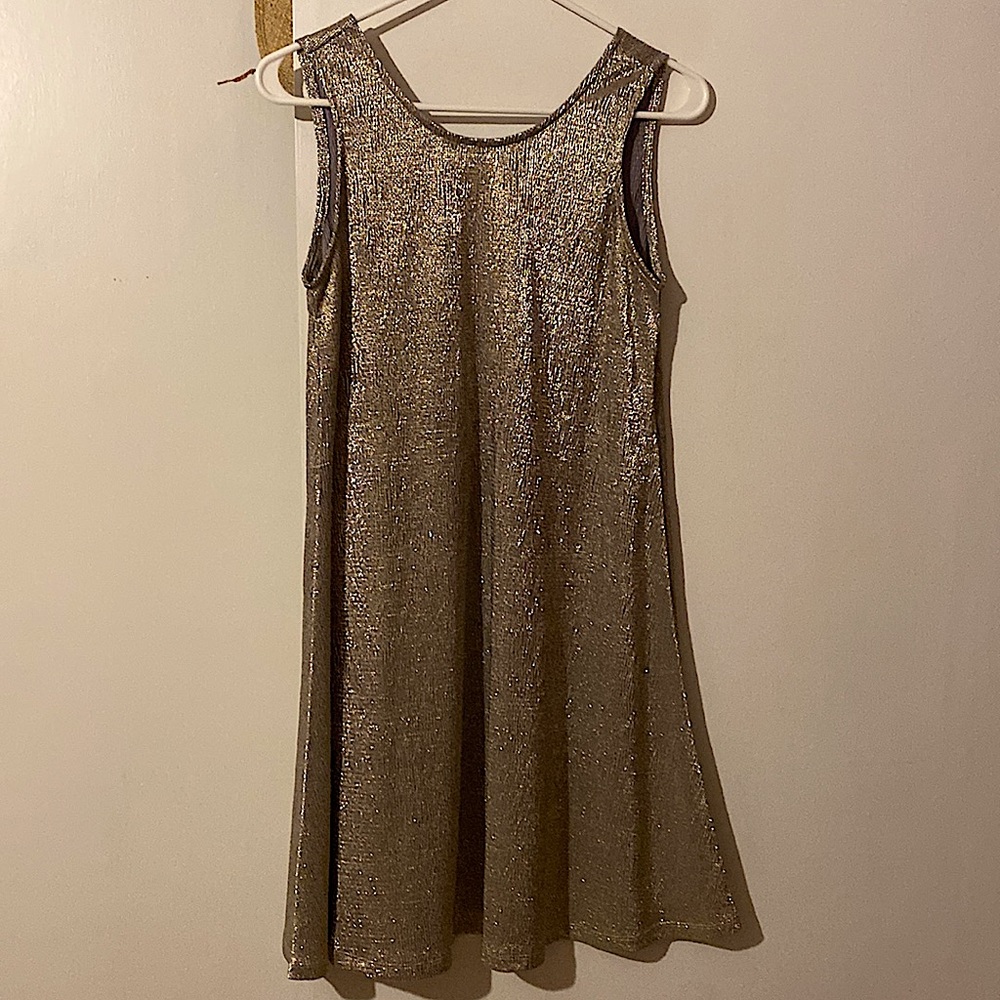 Gold dress
